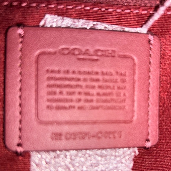 Coach Vibrant Pink Quilted Backpack - Picture 8 of 8